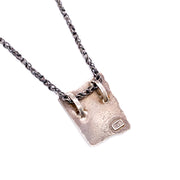 Sterling Silver & Gold Vermeil Pendant - "Viewpoint"