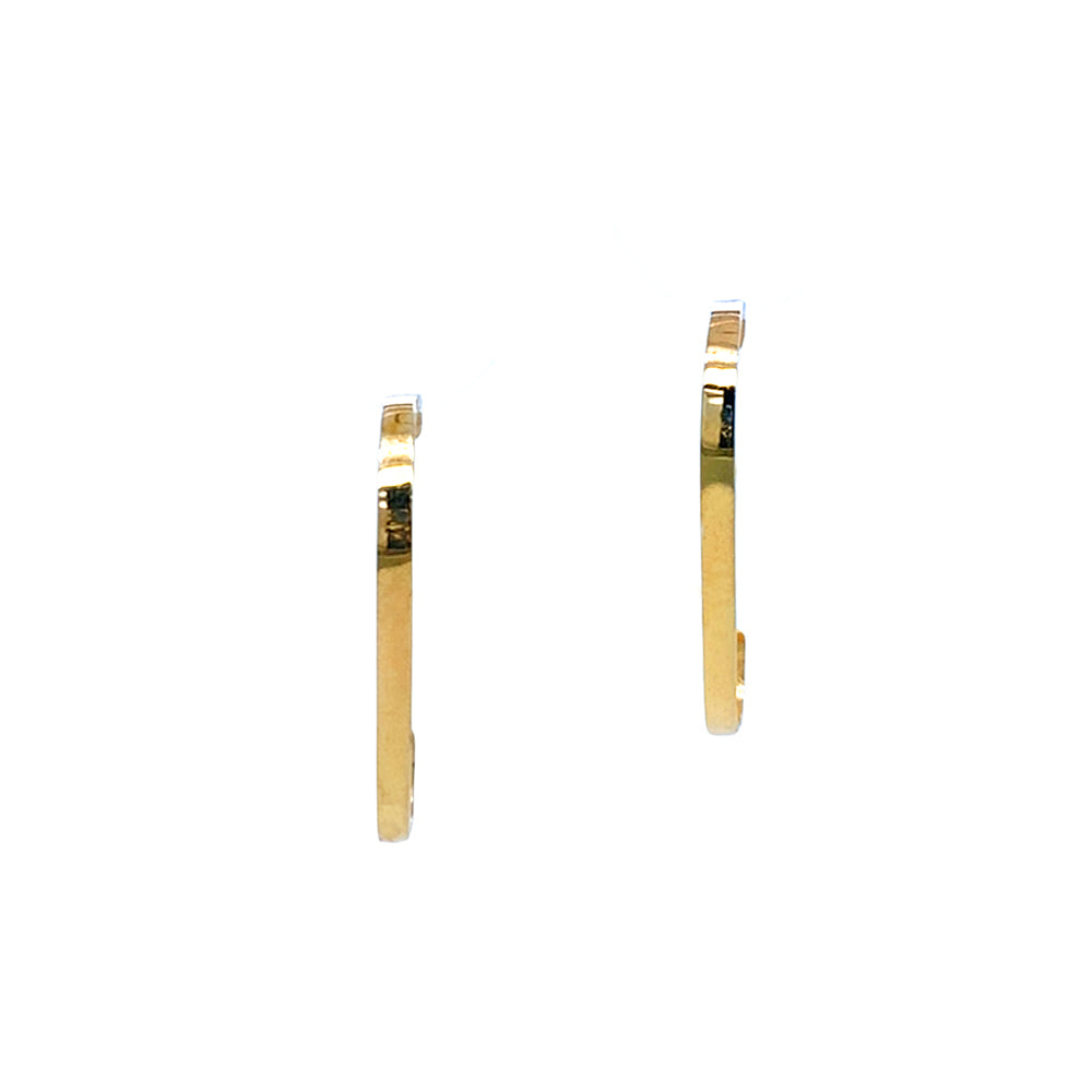 14KY Minimalist Medium Ear Cuff Earrings- "Axton"