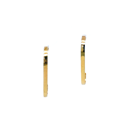 14KY Minimalist Medium Ear Cuff Earrings- "Axton"