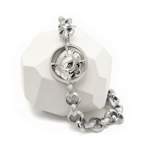 Handcrafted Sterling Silver Link Bracelet - "Ricochet"