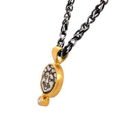 Ancient Greek Gorgon Coin Necklace - "Medusa"