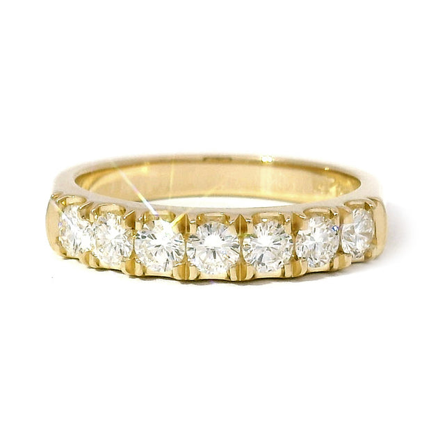 Yellow Gold & Diamond Band - "Elle"