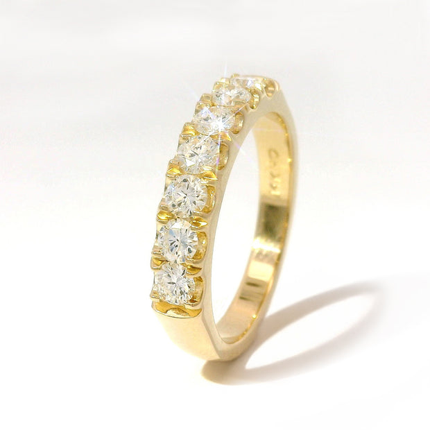 Yellow Gold & Diamond Band - "Elle"