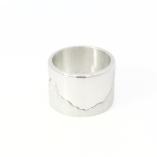 Sterling Silver Interlocking River Pendant - "Yellowstone River"
