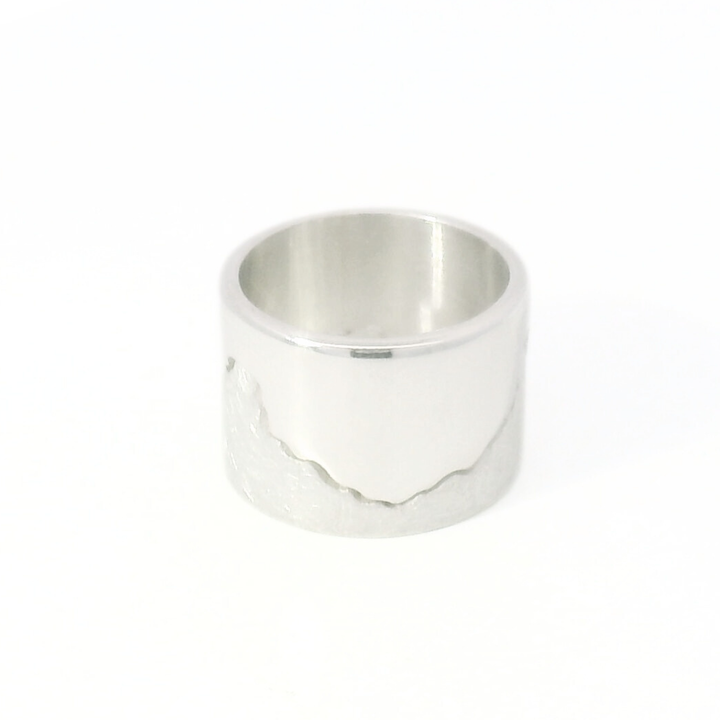 Sterling Silver Interlocking River Pendant - "Yellowstone River"