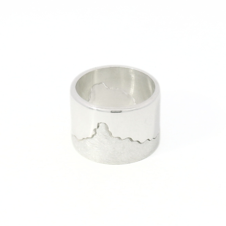 Sterling Silver Interlocking River Pendant - "Yellowstone River"