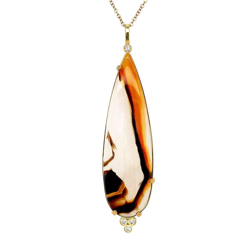 Montana Agate discount Necklace