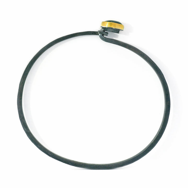 Yowah Nut opal hook bracelet by Karin Jacobson from Alara Jewelry