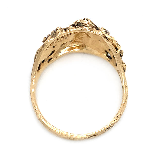 Diamond & Yellow Gold Ring - "Lightkeeper"