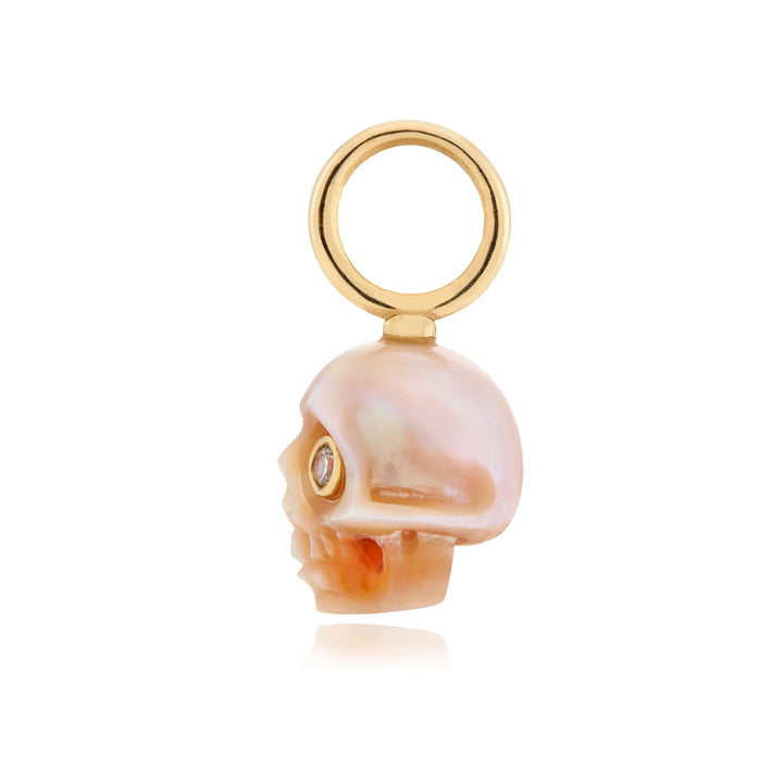 Freshwater Pearl Skull Pendant