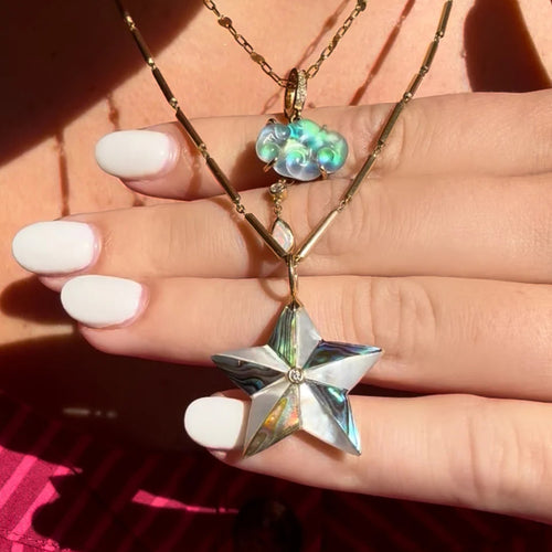 Abalone & Mother of Pearl Pendant "Star"