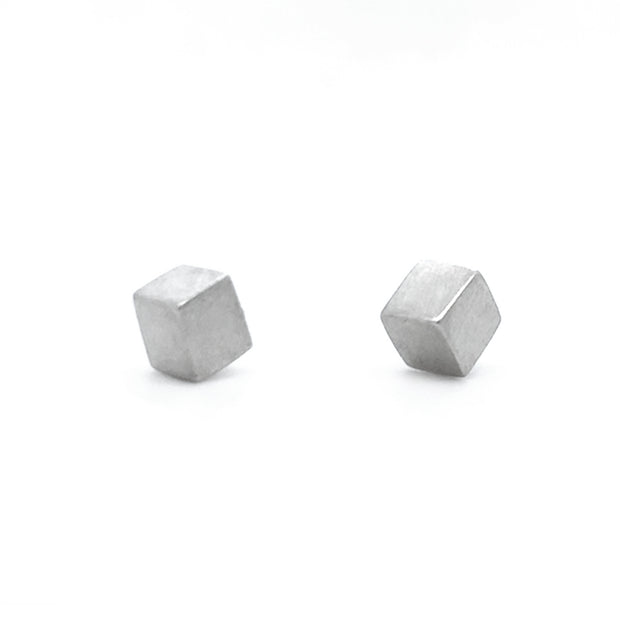 Sterling Silver Studs - "Cubes"