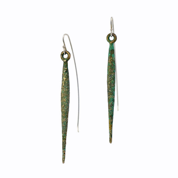 アクセサリー Yeon Earrings Bronze Drop Earrings in Drift Design | Alara Jewelry