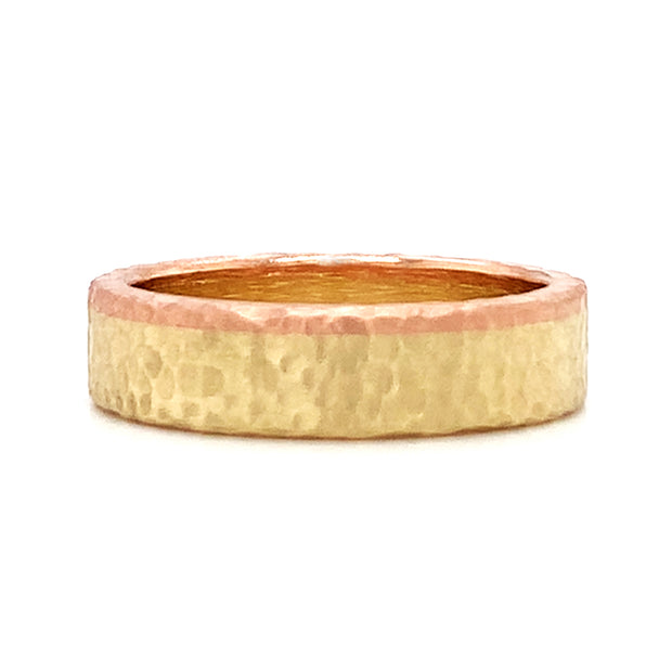 Two-Tone Gold Band - "Cutthroat"