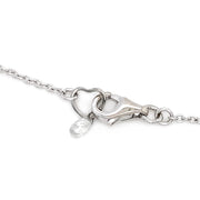 White Gold, Platinum, & Grey Diamond Necklace - "Rocky Edge"