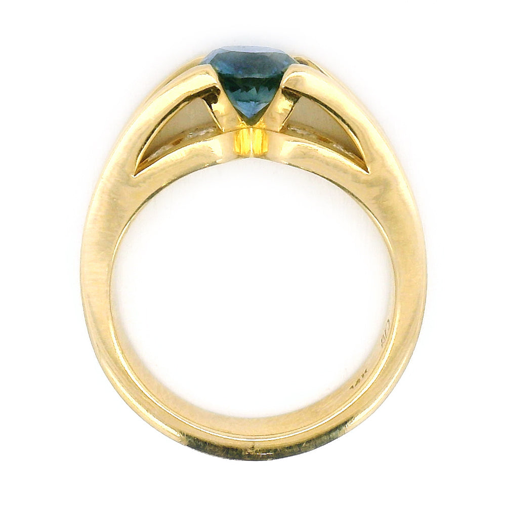 Montana Sapphire & Diamond Ring - "Cutbank"