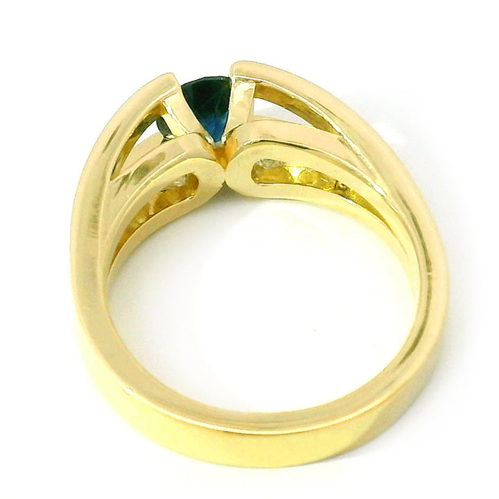 Montana Sapphire & Diamond Ring - "Cutbank"