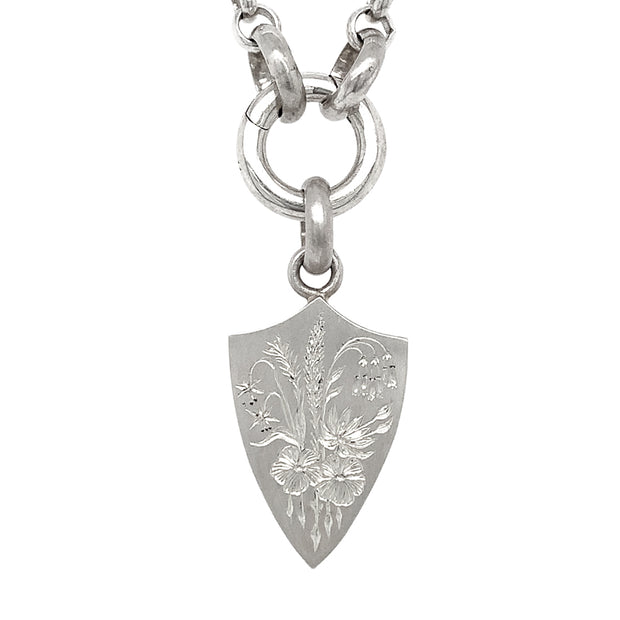 One-of-a-Kind Sterling Silver Pendant - "Montana Blooms"