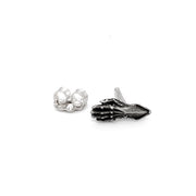 Sterling Silver Single Stud Earring - "Tiny Gauntlet"