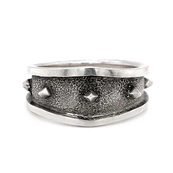 Sterling Silver Fashion Ring - "Pitfall"