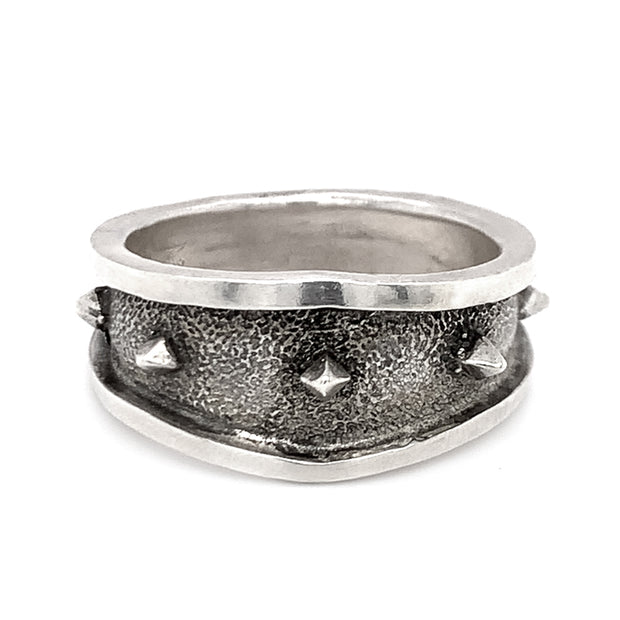 Sterling Silver Fashion Ring - "Pitfall"