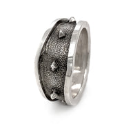 Sterling Silver Fashion Ring - "Pitfall"