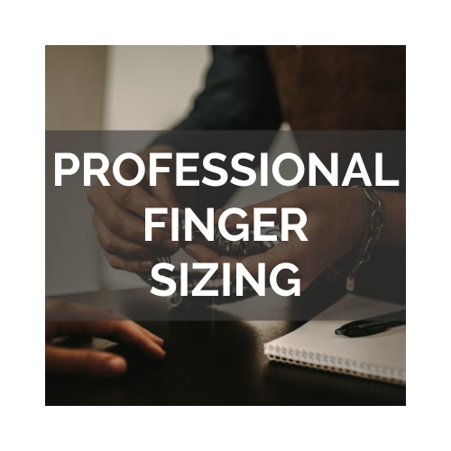 professional finger sizing for custom rings at alara jewelry in bozeman montana