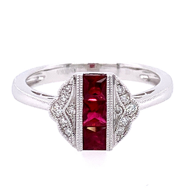 Ruby and Diamond Ring - "Queen of Hearts"