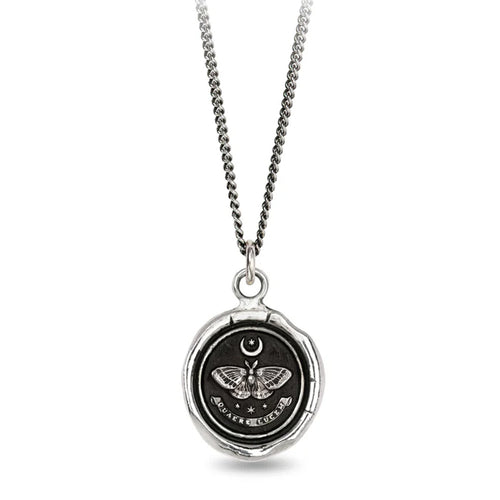 Sterling Silver Talisman Necklace - "Seek the Light"