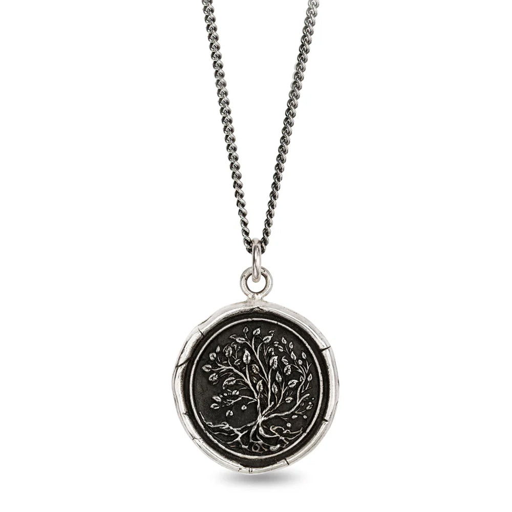Tree of Life talisman necklace by Pyrrha in sterling silver