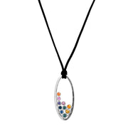 Rainbow Montana Sapphire Bubble Necklace - "In Sunlight After Rain"