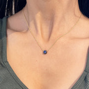 Royal Blue Montana Sapphire Necklace - "Chroma"