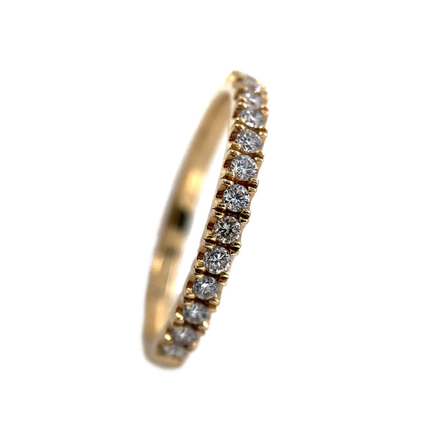 Yellow Gold and Diamond Ring - "Selene"