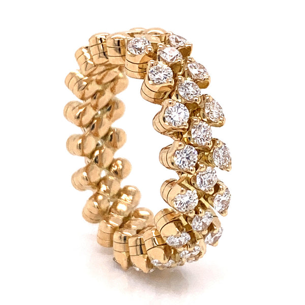 Brevetto Multisize Yellow Gold Ring by Serafino Consoli | Alara