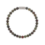 "Natural Ned" Bracelet with Kambaba Jasper Beads by Steel & Barnett