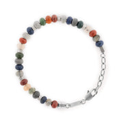 "Cyrus" Bracelet in Spectrum Stones by Steel & Barnett