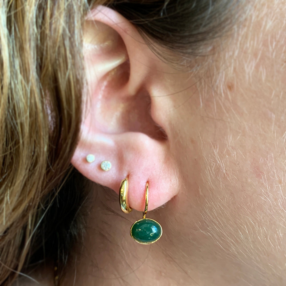 Sterling Silver & Multi-Gemstone Earrings