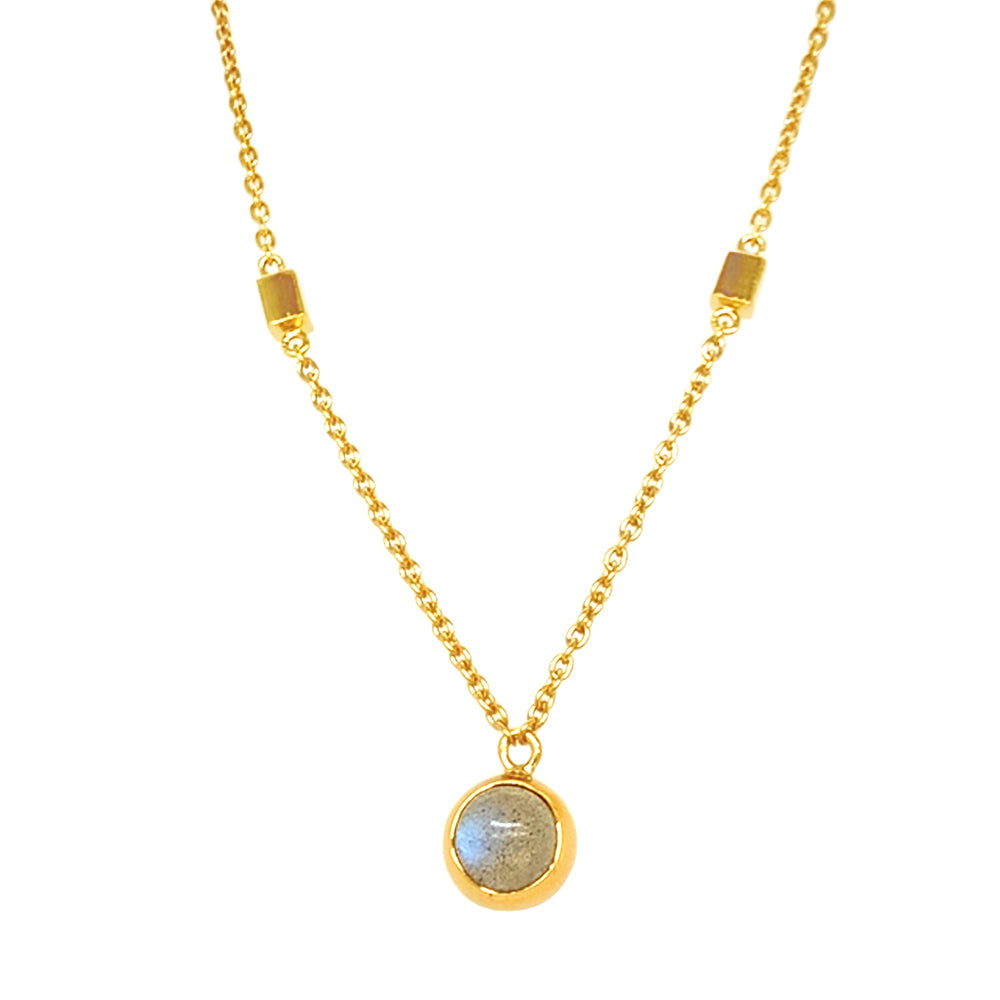 Gold Vermeil Labradorite Necklace - 