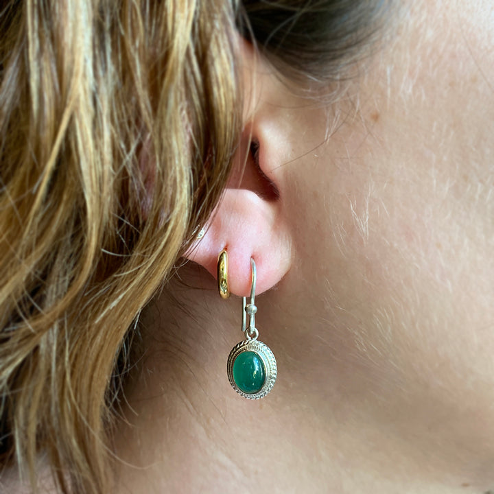 Sterling Silver & Multi-Gemstone Earrings