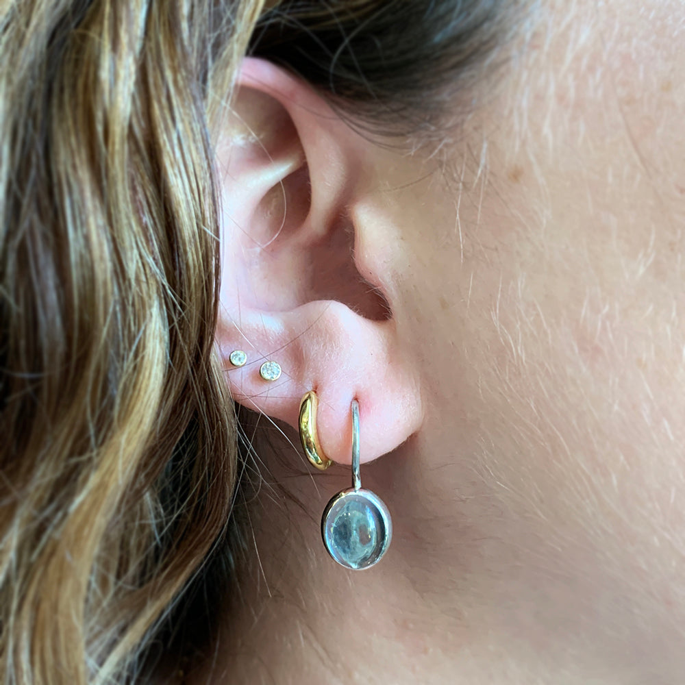 Sterling Silver & Multi-Gemstone Earrings