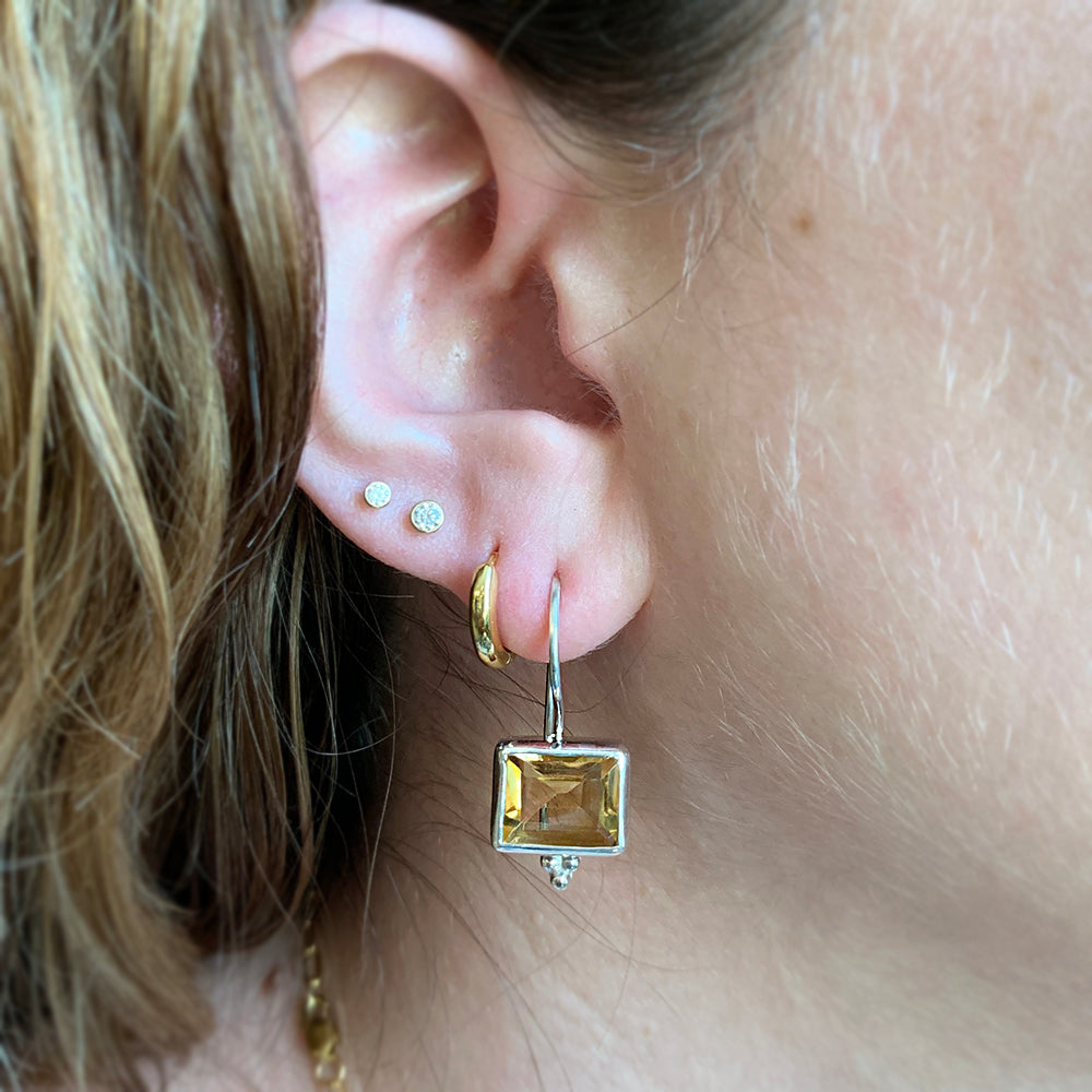 Sterling Silver & Multi-Gemstone Earrings