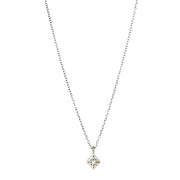 Diamond & Sterling Silver Necklace - "Night Charm"