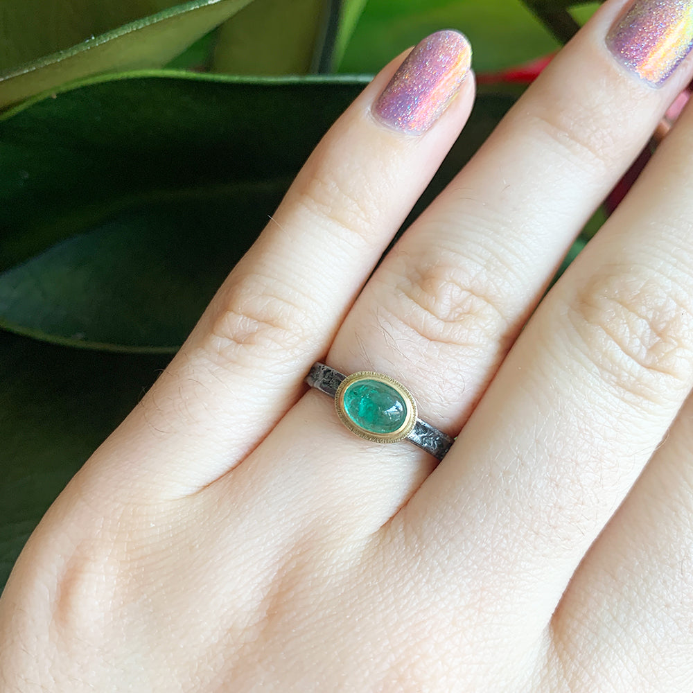 Natural Emerald Ring Oval Cut Gemstone Ring May Birthstone Anniversary Ring 925 Solid Sterling Silver Single Stone outlets Handmade Summer Ring