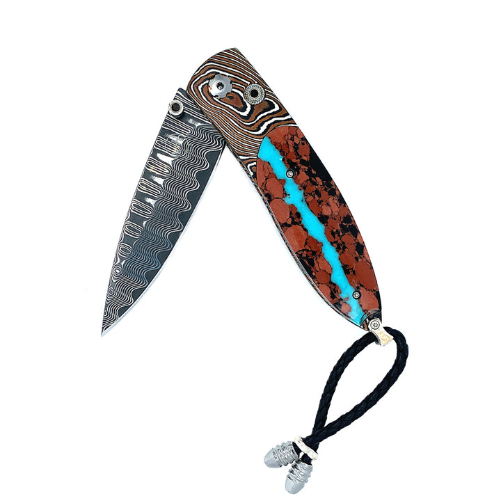 Damascus Steel Monarch Limited Edition Knife - "B05 Magma"