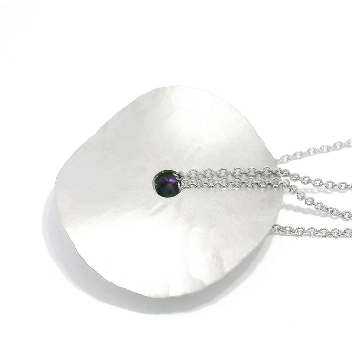 Montana Amethyst & Sterling Silver Necklace - "Oasis"