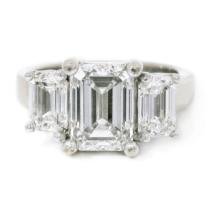 Estate Lab Grown Diamond & White Gold Ring - "Auda"