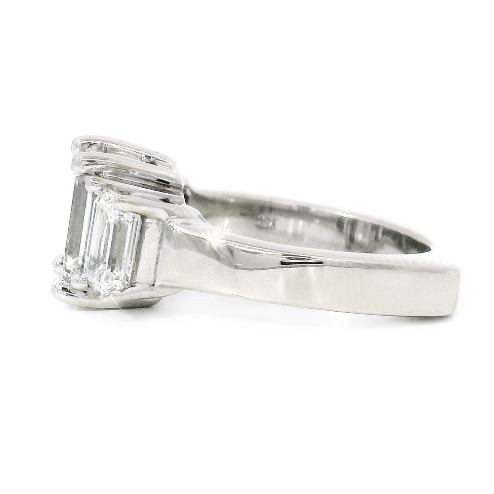 Estate Lab Grown Diamond & White Gold Ring - "Auda"