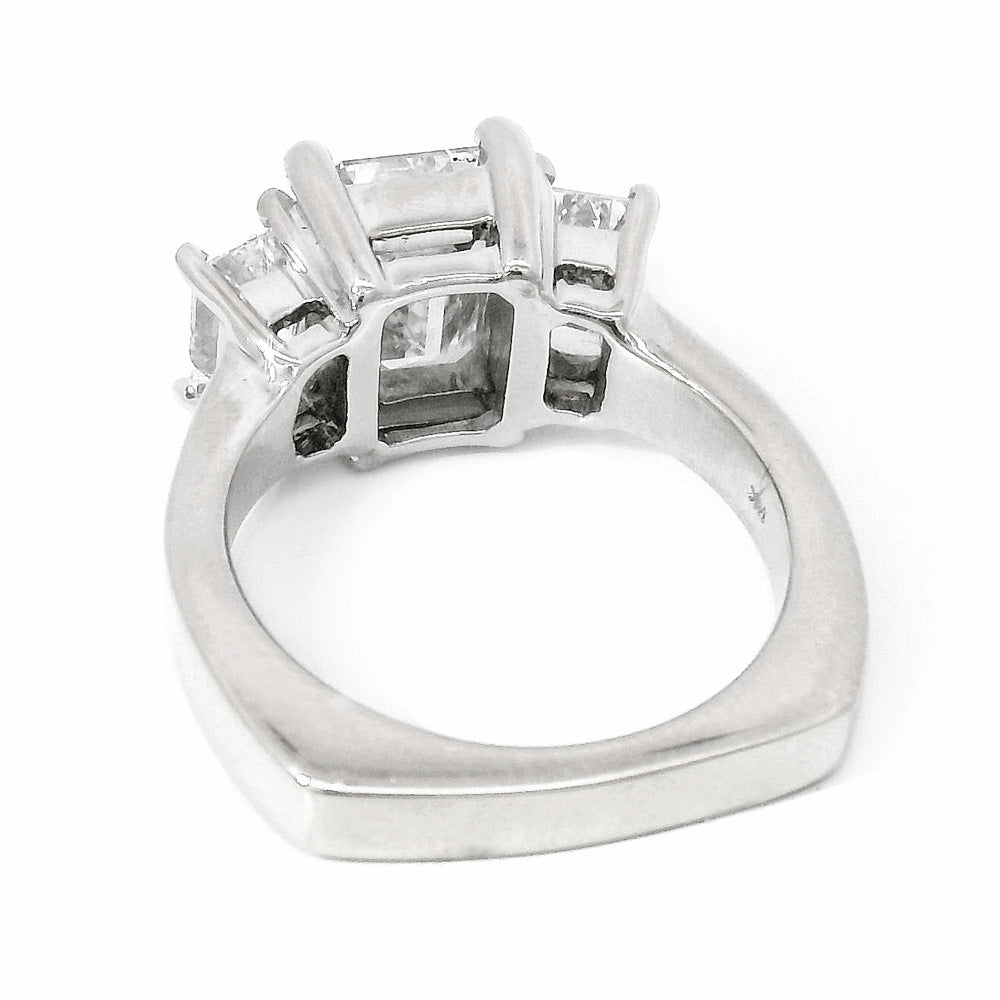 Estate Lab Grown Diamond & White Gold Ring - "Auda"