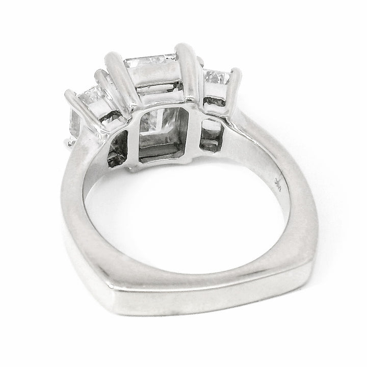 Estate Lab Grown Diamond & White Gold Ring - "Auda"