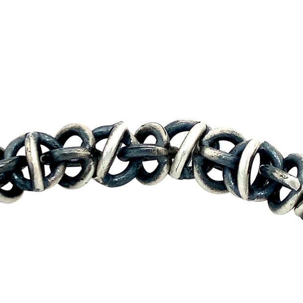Sterling Silver Link Bracelet - "Party"